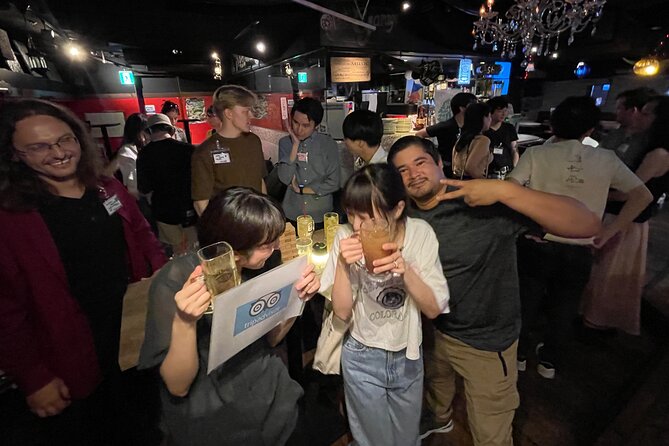 3-Hour Tokyo Pub Crawl Nightlife Welcome Guided Tour in Shibuya - Stop 2: Standing Bar DRUM KAN and the joy of small, busy spaces