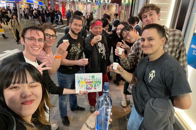 3Hour Osaka Pub Crawl Bar Hopping Nightlife Guided Tour in Namba - The FOURZ Hotel Kintetsu Osaka Namba finish: DJ bar energy and friendly faces