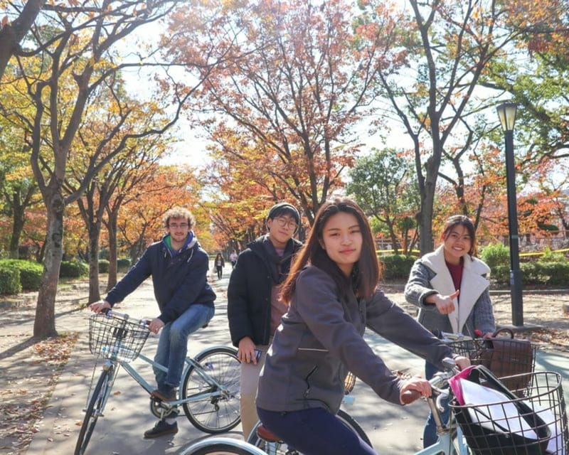 5-Hour Osaka Highlights Bike Tour with Lunch - Osaka Tenmangu Shrine: history you can walk through