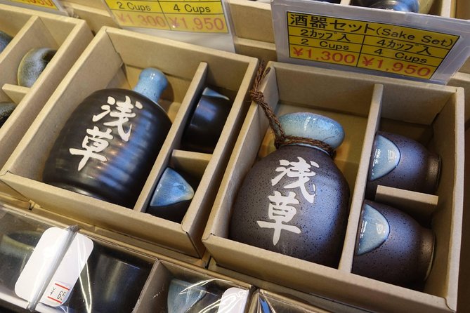 Asakusa, Tokyo's #1 Family Food Tour - The tasting lineup, from Japanese plums to pickles and rice crackers