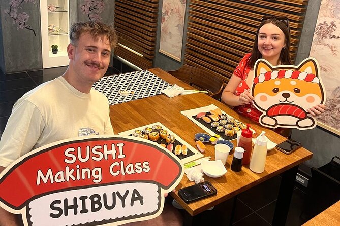 Best Sushi Making Class in Tokyo: Sushi Making Class Shibuya - Dietary needs: vegan, vegetarian, and halal options on request