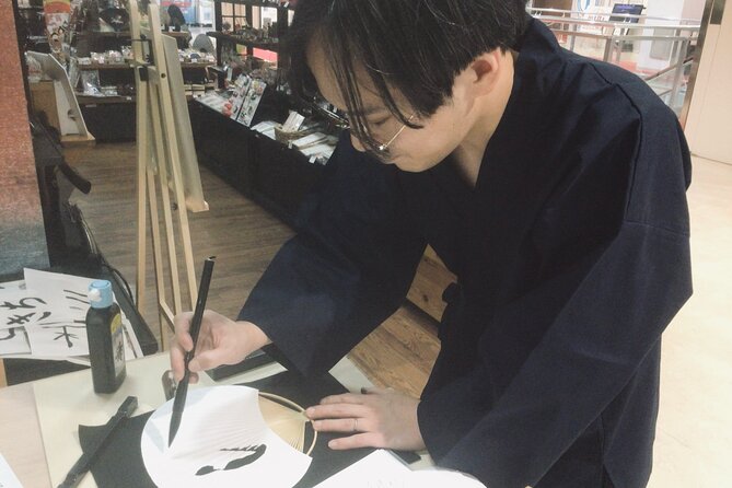 Calligraphy Workshop at Traditional Folk Craft Shop in Hiroshima - Your Take-Home Piece: Fan (Uchiwa) or Shikishi Board