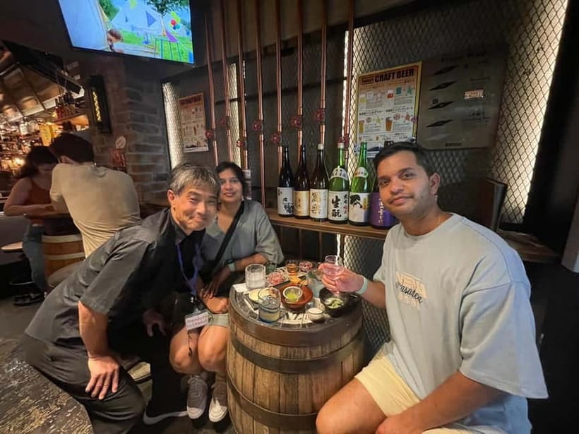 Casual Japanese sake tasting and snack experience, Kabukicho - Snacks that actually change the tasting: pairing in plain terms