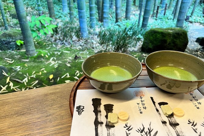 Day Trip to Kamakura & Enoshima: Shrines, Seaside, Temples & Tea - Kamakura temple plus bamboo forest: the tea house stop you will remember