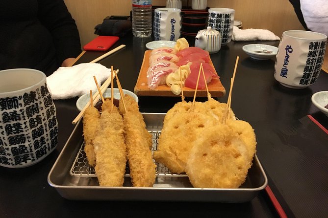 Eat, Drink & Cycle: Osaka Foodie Bike Tour - Wagyu Sit-Down and the Tower Knives Detour