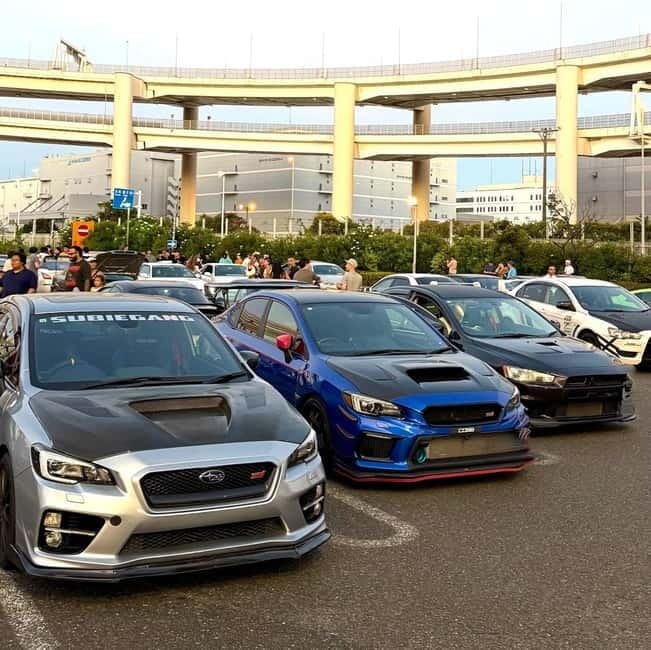 EVO, WRX, Skyline – JDM Night Run to Daikoku Car Meet - Wangan Expressway Energy, City Rhythm, and Your Role as a Passenger