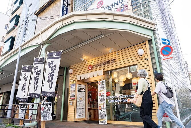 Experience Big soba knife Soba Making Class in Tokyo Kappabashi - The 50-minute soba flow: from water to thin noodles