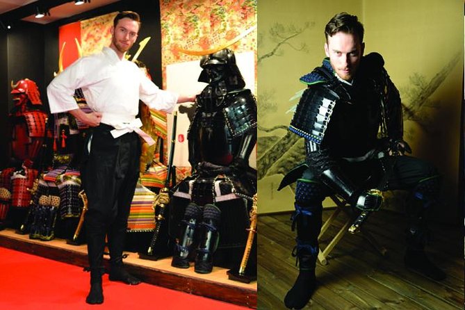 Experience of Samurai and Samurai license of Samurai Armor Photo Studio - What happens during your 90-minute photo adventure
