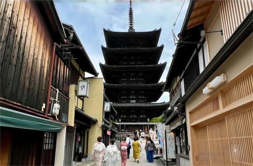 From Osaka: Nara Deer & Kyoto Kiyomizudera Sightseeing Tour - Kyoto old-street blocks: Sannenzaka, Ninenzaka, Hanamikoji, and the short hops that matter