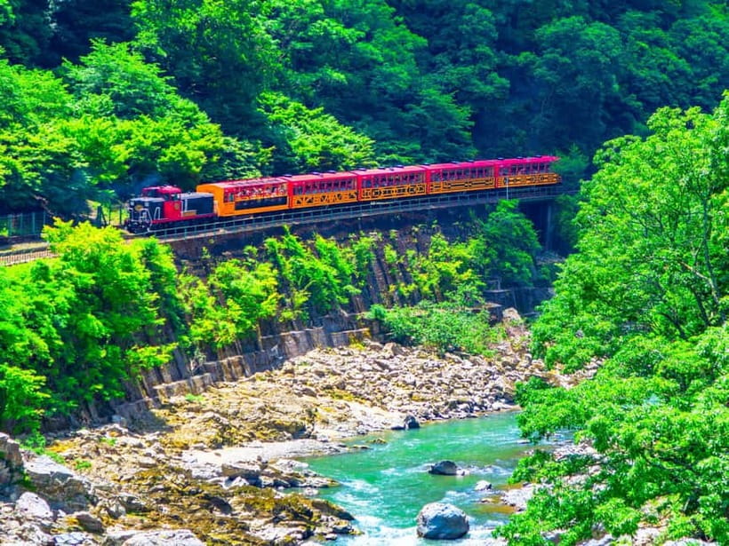 From Osaka: Sagano Train Ride and Kyoto Guided Day Tour - Kiyomizudera and Otowa Waterfall: the stage built for drama
