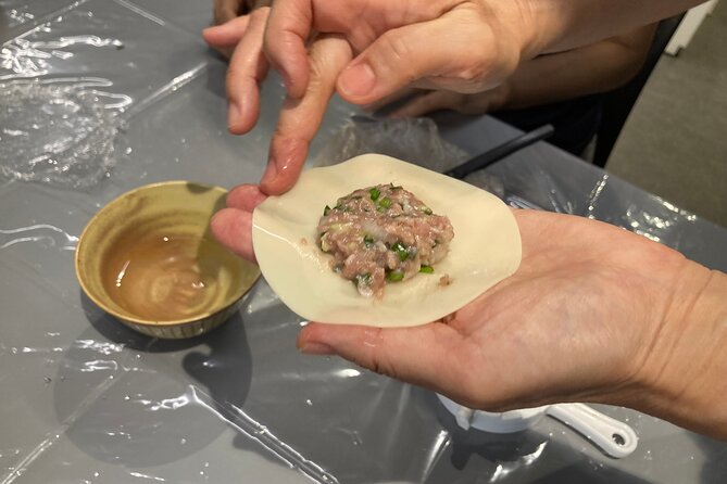 Gyoza Making from Scratch- Tokyo Ultimate Cooking Class - Soup, Side Dish, and Dipping Sauces for a Real Japanese Meal
