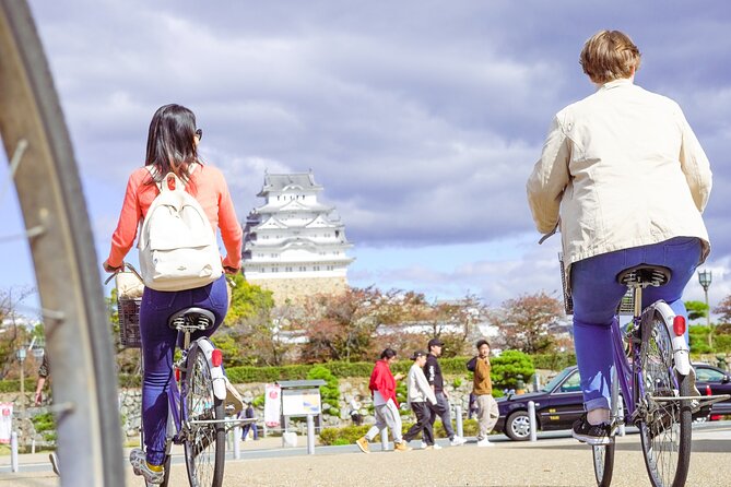 Half-day Himeji Castle Town Bike Tour with Lunch - Stop 4: Otokoyama Hachimangu Shrine and the back-of-castle photo angle