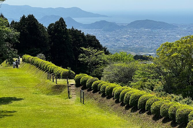 Hike Japan Heritage Hakone Hachiri with certified mountain guide - Yamanaka Castle Ruins: steep views and another Mt Fuji moment