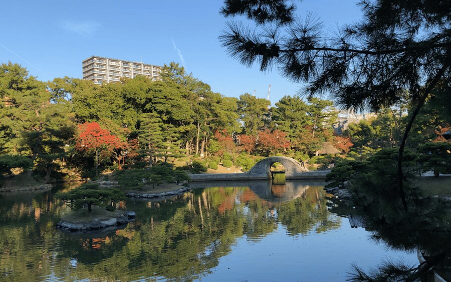 Hiroshima: Best of Hiroshima Guided Bike Tour - Riding north to Gokoku Jinja, the Shinto contrast that changes the mood