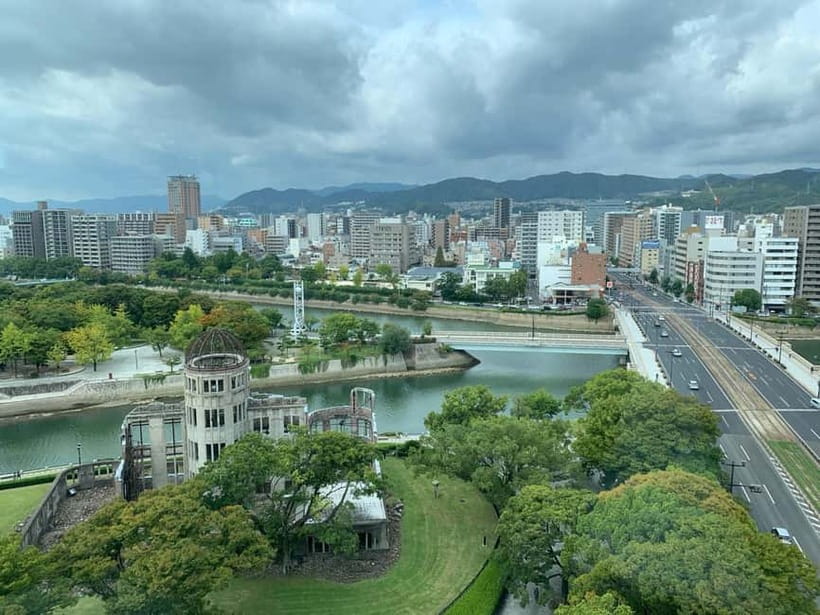 Hiroshima: History of Hiroshima Group Walking Tour - Entering Hiroshima Peace Memorial Park Through the Peace Gates