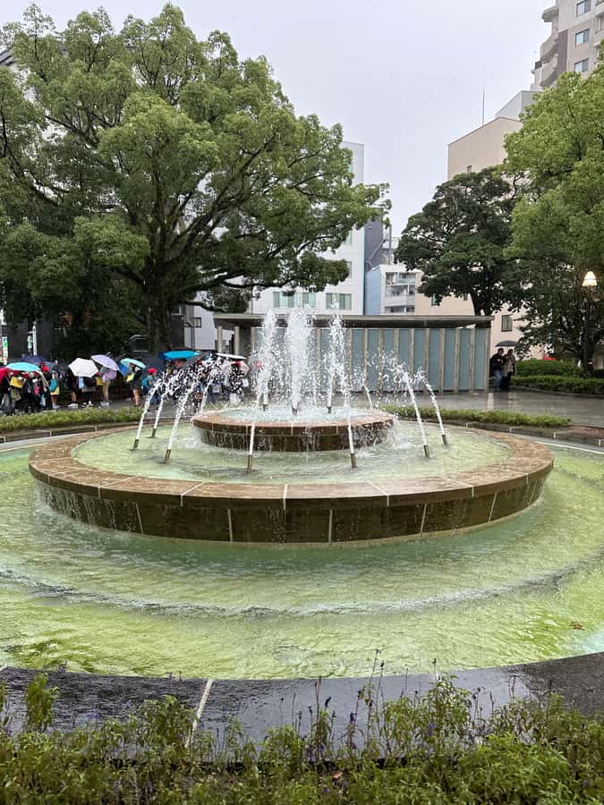 Hiroshima: Private City Highlights Walking Tour - Gates of Peace, the Prayer Fountain, and the small symbols with big weight