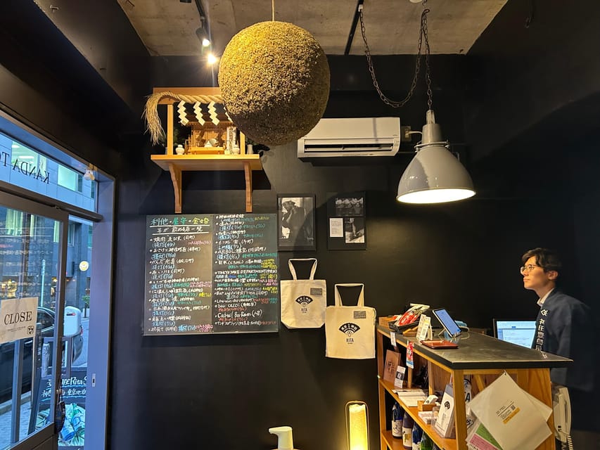 Historic Kanda Sake Tasting at Tokyo’s Oldest Shop (1596) - The tasting room: 7 pours, about 10-20ml each