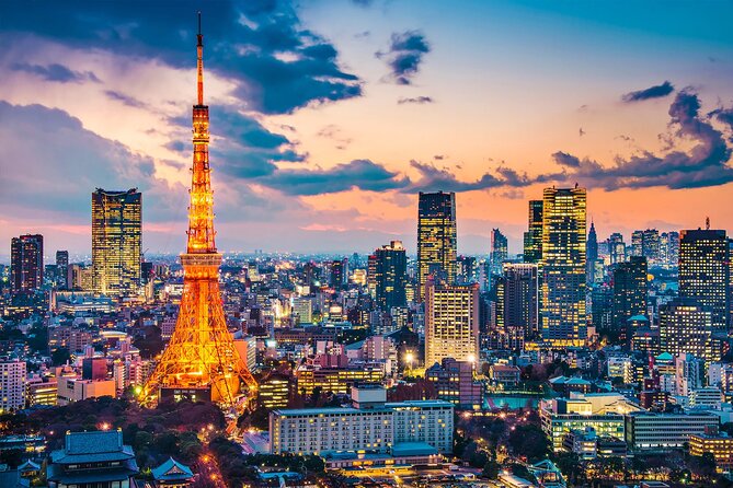 Japan Tokyo Tower Observatory Deck E-Ticket - Time Plan for Your Approximate 2 Hours