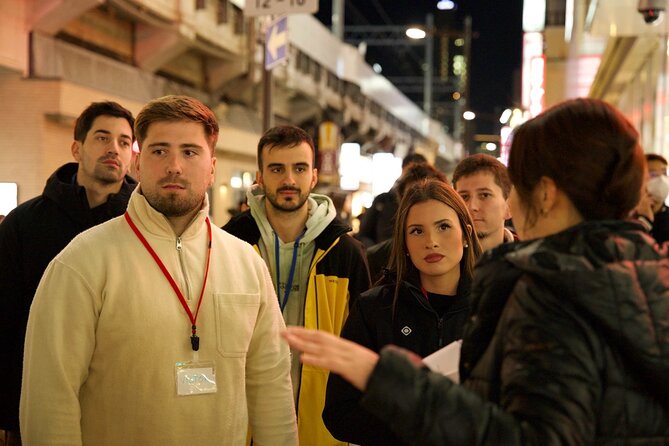 Japanese Food Experience Night Tour in Ueno - Ameyoko Shopping Street: the street scene that sets up your appetite