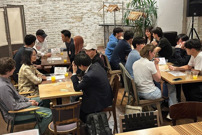 Japanese Speaking Experience Meet the locals Friend Cafe Shibuya - Small groups and seat rotations: how you meet more people