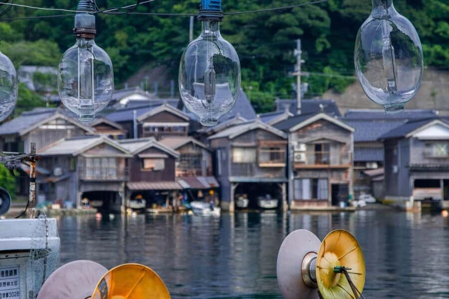 Kyoto Amanohashidate,Ine Bay Trip with Optional boat/Ropeway - The rotating bridge and sand-path walking you should plan for