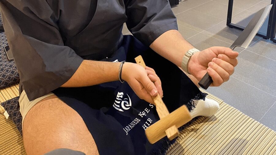 Kyoto: Beginner Knife Sharpening & Handle Fitting Workshop - Knife Sharpening and Handle Fitting in Kyoto, Up Close at HIRAI
