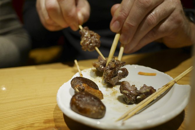 Kyoto Casual Evening Pontocho Food Tour - Food and drink rules: vegetarian is OK, vegan and gluten-free are tricky