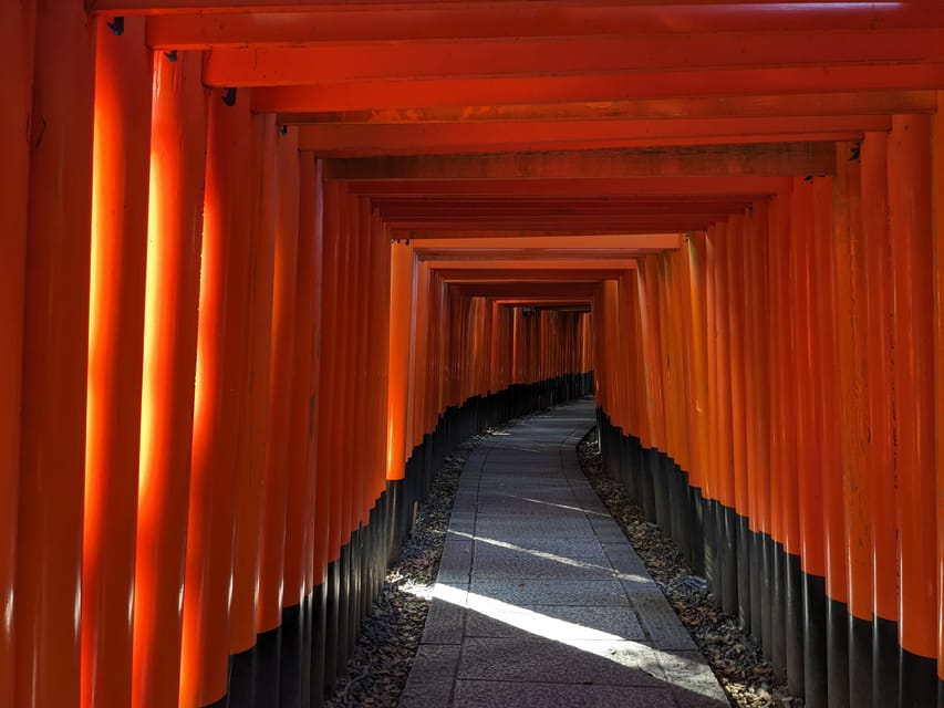 Kyoto: Early Morning Fushimi Inari Shrine - Beat the Crowds - A viewpoint stop where you can reset and frame the gates