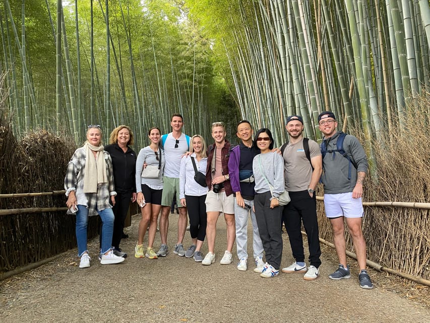 Kyoto: Full-Day City Highlights Bike Tour with Light Lunch - Arashiyama Bamboo Grove: The Calm-Then-Crowd Reality