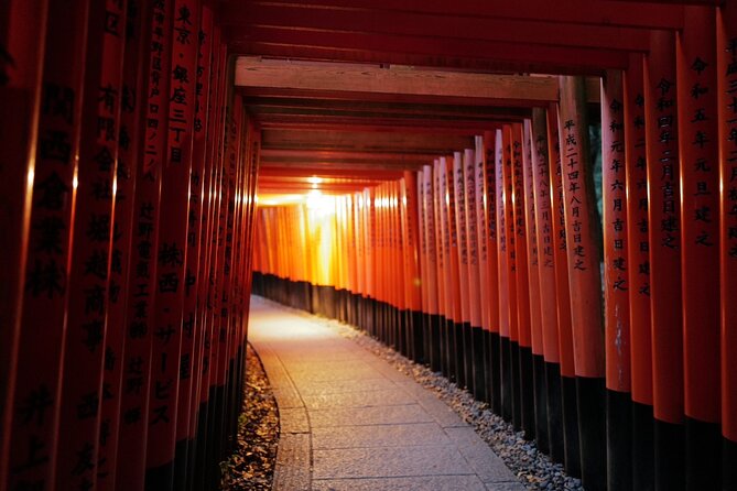 Kyoto Fushimi-Inari Night Walking Tour - Night Lighting and Photo Stops: How to Get the Best Experience