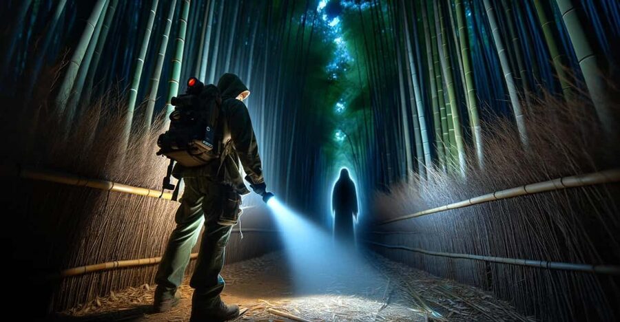 Kyoto: Ghost Tour - Legends, Dark Tales, Bamboo Forest Night - Arashiyama Bamboo Forest at Night changes everything