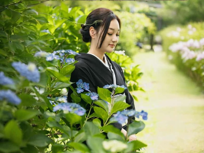 Kyoto Gion Kiyomizudera Kimono Yukata Hairstyle | Photoshoot - Hairstyle on Site, Makeup by Branch, and How to Avoid Timing Chaos