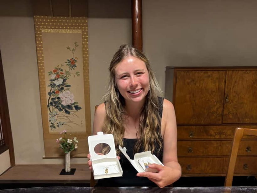 Kyoto: Kintsugi Jewelry Workshop with Natural Stones - Accessory choices: earrings, rings, necklaces, and more