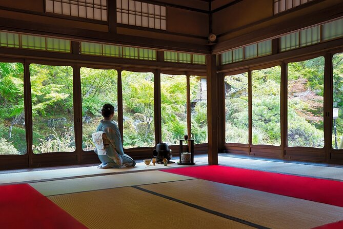 Kyoto Kiyomizu Tea Ceremony with Scenic Garden Views - Two cups of matcha and wagashi that belong to the moment