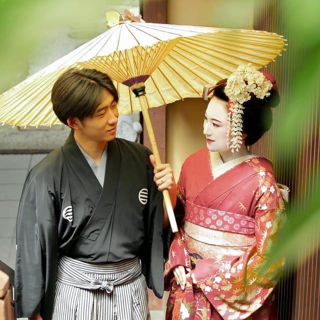 Kyoto kiyomizu Temple : Maiko and Samurai Couple Photoshoot - Price and value: $114 for the real package, not just a quick photo