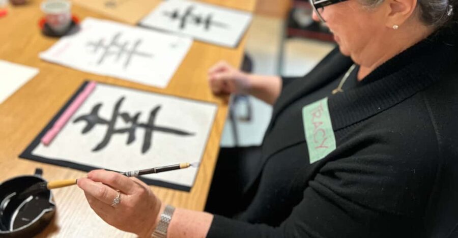 Kyoto: Local Home Visit and Japanese Calligraphy Class - The 1-Hour Calligraphy Flow: From Brush Movements to Your Own Name