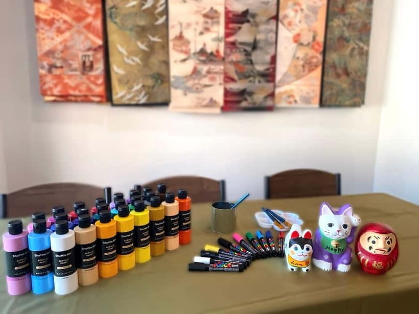 Kyoto: Make Your Own "Daruma" Craft & Painting Workshop - What You Will Make: Daruma, Lucky Cat, dog, and Kitsune options