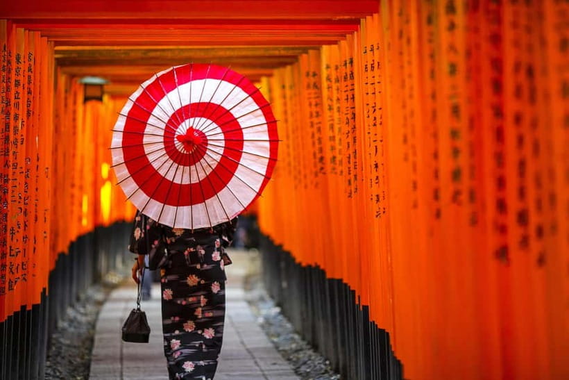 Kyoto/Osaka: Nara, Fushimi Inari Taisha, Arashiyama Bus Tour - Nonomiya Shrine and the Unpainted Kuroki Torii