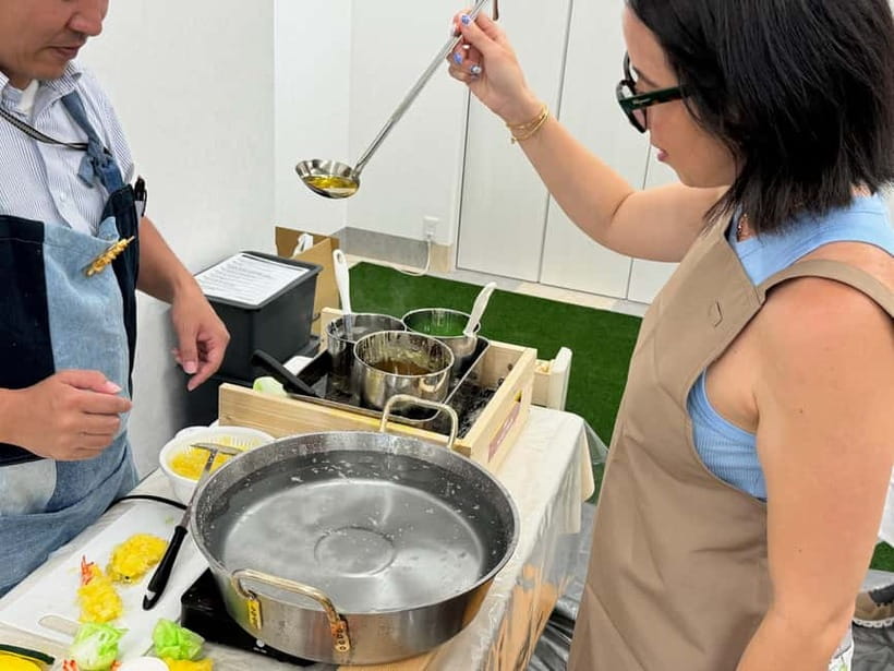 Kyoto: Replica food making experience - 1 hour with up to 4 people: fast, friendly, and not rushed