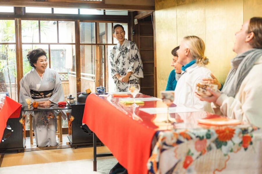 Kyoto: Table-Style Tea Ceremony at a Kyo-Machiya - The 100-Year-Old Kyo-Machiya House and the Purification Step