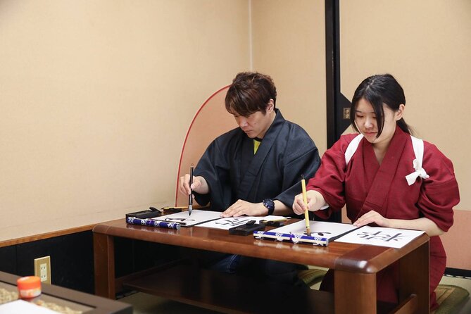 Learning Zen of Japanese Calligraphy in kimono near Osaka Castle - Price and Value: What $43.59 Buys You in Osaka