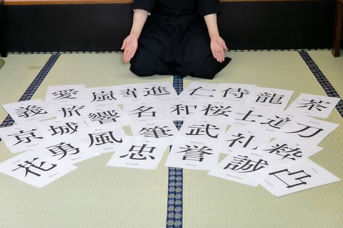 Learning Zen of Japanese Calligraphy in kimono near Osaka Castle - What Happens From Dressing to Your Final Stroke