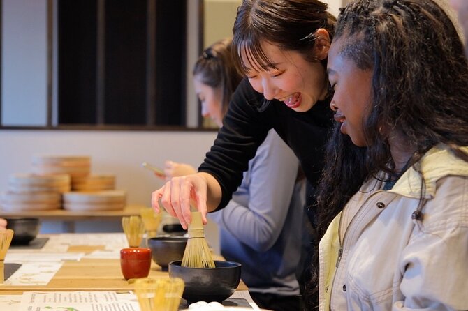 Matcha Making Class in Osaka with Authentic Japanese Sweets Set - Entering Osaka matcha with a clear plan