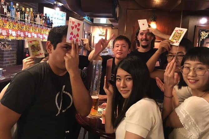 Meet Locals experience Fun Chat Drink Osaka International Party - Games and Conversation Goals That Break the Ice