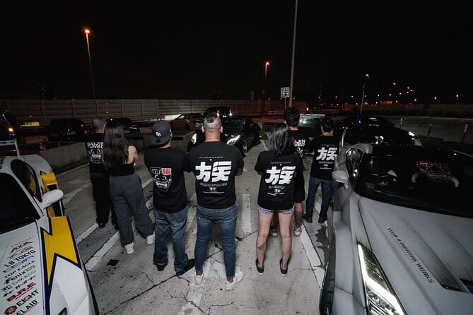 Membership Car Club GTR35 LibertyWalk Daikoku car meet photoshoot - Rainbow Bridge views: where the night turns scenic