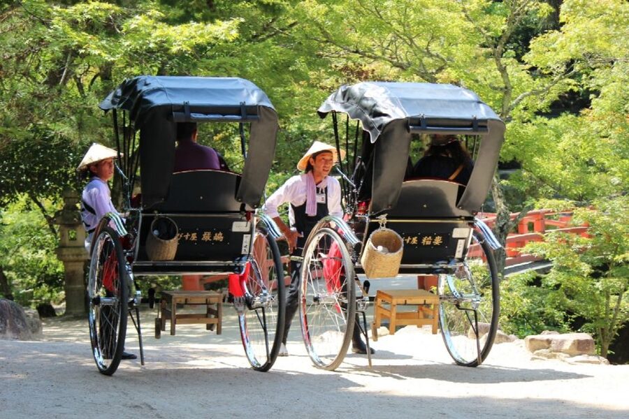 Miyajima: Private Rickshaw Tour to Itsukushima Shrine - Starting at the ferry terminal: where the tour really begins