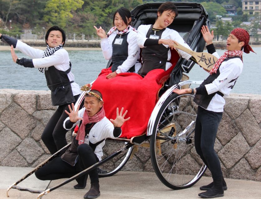 Miyajima: Private Rickshaw Tour to Itsukushima Shrine - Comfort, space, and who the rickshaw fits best