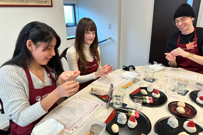 Mochi and Nerikiri Wagashi Combination Cooking Class - Matcha time: you make it, then you eat immediately
