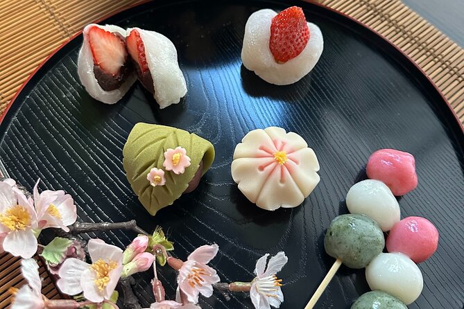 Mochi and Nerikiri Wagashi Combination Cooking Class - What’s included: tools, apron, water, and the takeaway box