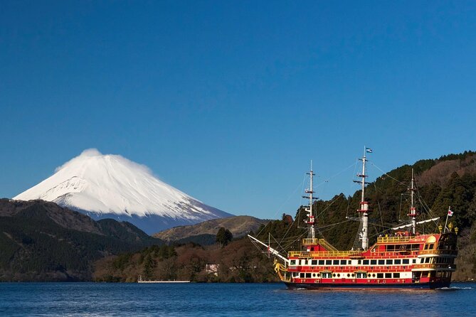 Mt. Fuji and Hakone Private Tour with English Speaking Guide - Lake Ashinoko cruise: pirate-ship fun with Mt Fuji vibes